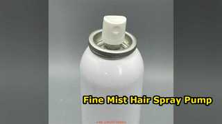 Saç Şekillendirici için 0.12cc İnce Mist Aerosol Pompası