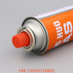 65 X 158 mm, özelleştirilebilir logo ile Endüstriyel Butane Gaz Silindir