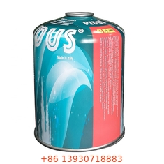 Dış Grilller için Yüksek Performanslı Propan Butan Gaz Boruları 350g, Kolay Bağlantı Valfi
