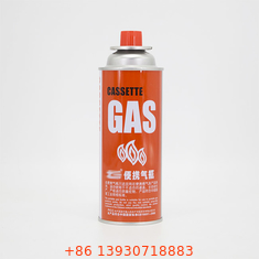 Kamp Sobası 400ml Kapasite için CMYK Baskı Doldurulabilir Bütan Gaz Bidonu