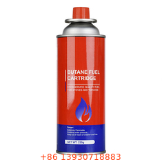 Açık Hava Etkinlikleri 227g Taşınabilir Bütan Gaz Silindir Teneke Malzeme
