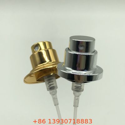 Altın ve Gümüş bitirme ile lüks parfüm markaları için OEM Crimp Top Sprayers