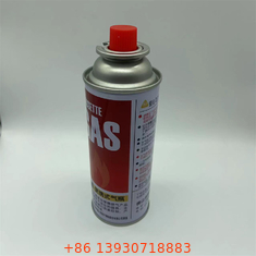 Sıcak tencere pişirme ekipmanları için 65 X 158 mm butan gaz silindir