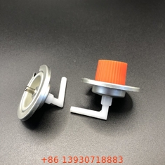 Paslanmaz çelik yay kamp gaz valfi 1/4 inç NPT çıkış iğneli gaz sobaları için