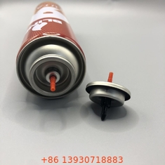 Ergonomik Gaz Çakmacı Doldurma Valfı Plastik Butane Gaz Kökü Uzun süreli için Kırmızı Renk