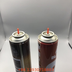Her iki tarafa da montajlı bardak gaz fenerini yeniden doldurma vanası