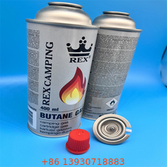Açık mekan yemek makineleri için 65 X 158 mm butan gazı kutuları