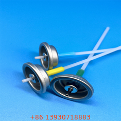 Tek kullanımlı ölçümlü aerosol valfi püskürtme hızı 50/75/100/120/150/200mcl Alüminyum gövde ve gazket mühürle