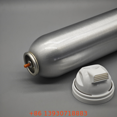 1 İnç Teneke Tıraş Köpüğü Valfi Kimyasal Aerosol Metal Kutular için Metal Aktüatör
