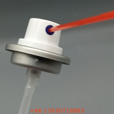 Yumuşak ve denetlenen püskürtme çıkışı olan WD-40 yağlayıcı aerosol valfi