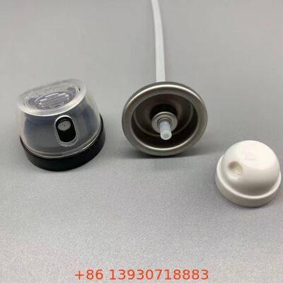 360° dağıtım teknolojisi ve standart alüminyum konserveler için evrensel uygunlukla sızıntıya ve tıkanmaya karşı dayanıklı deodorant vücut püskürtme valfi