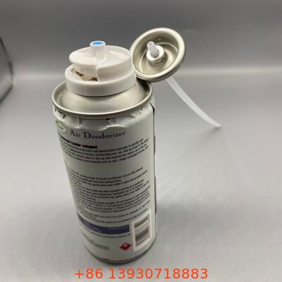 Araç içi çatlaklar ve dezenfekte edici deodorant valfi için 360 derece püskürtme yeteneğine sahip antibakteriyel aerosol valfi