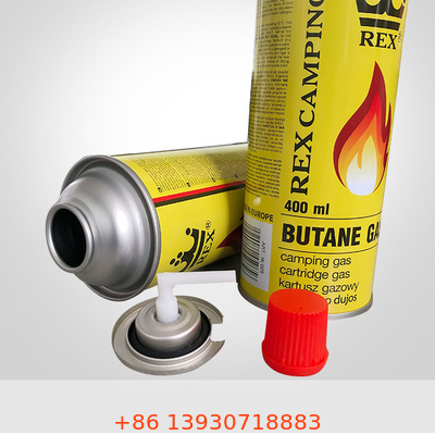 Boş Aerosol Teneke Kutu için POM Muhafaza 25.4mm Bütan Gaz Valfi