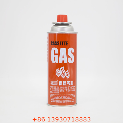 Kırmızı Kapaklı Kalay Boş 227g Gaz Kartuşu Valfi Aerosol Püskürtme Vanası