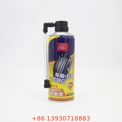 Tutkal Spreyi ile Lastik Kapama İçin Özelleştirme Aerosol Lastik Şişirme