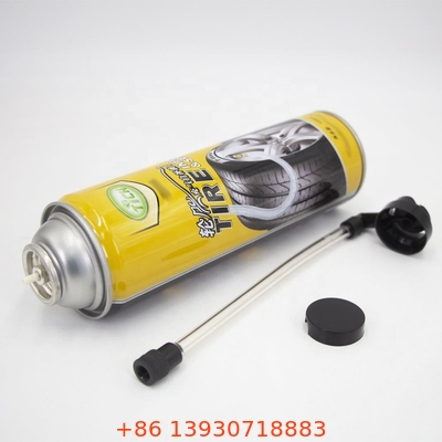 Lastik Tamir Şişirici Aerosol Sprey Kapağı Korozyon Yok OEM Kabul Edilebilir