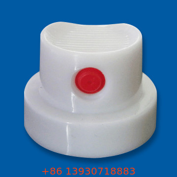 Siyah PP Aerosol Aktüatör Sprey Boya Nozulu 0.64mm
