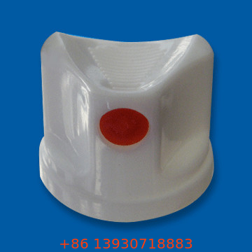 Siyah PP Aerosol Aktüatör Sprey Boya Nozulu 0.64mm