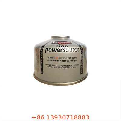 Antirust 100g Bütan Teneke Kutu Taşınabilir Gaz Sobası Bütan Teneke Kutu 220ml