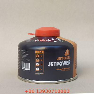 Antirust 100g Bütan Teneke Kutu Taşınabilir Gaz Sobası Bütan Teneke Kutu 220ml