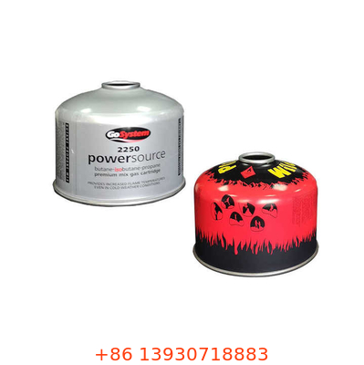 Catering hizmetleri için hızlı bağlantı özelliği ve uzun yanma süresi ile verimli butan gaz şişesi
