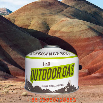 Catering hizmetleri için hızlı bağlantı özelliği ve uzun yanma süresi ile verimli butan gaz şişesi