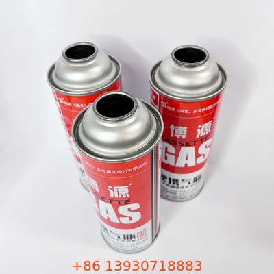 Güveç 1 X Teneke Kutu için Özel Logo Bütan Gaz Silindiri