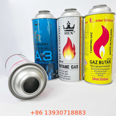 Kampo için teneke butan gaz deposu / butan kutu