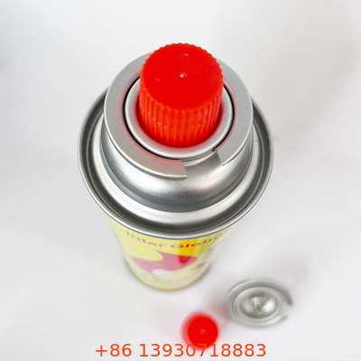 Kamp Barbekü için CMYK Baskı Mini 220g Bütan Gaz Kartuşu