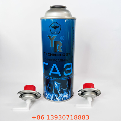 Aktüatör ve Kırmızı Kapaklı Dayanıklı Aerosol Can Vana Teneke Montaj Kabı