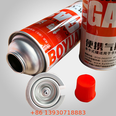 ISO9001 Taşınabilir Aerosol Püskürtme Vanası Bütan Gaz Sobası Kartuş Vana Sızdırmaz