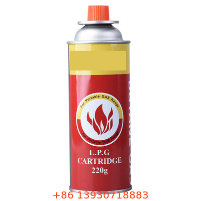 Fenerler Kaset Sobalar İçin Özelleştirilmiş 220g Doldurulabilir Bütan Gaz Sobası Teneke Kutu