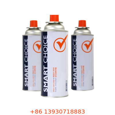 Kamp Sobası 400ml Kapasite için CMYK Baskı Doldurulabilir Bütan Gaz Bidonu