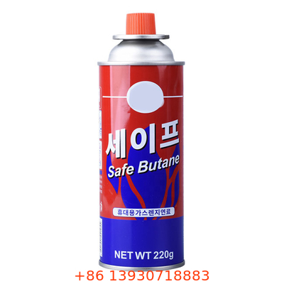 Dayanıklı Off Set Baskı Taşınabilir Gaz Sobası Kartuşu 227g Ağırlık