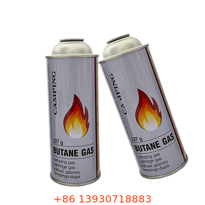 Güvenle Bütan Yakıt Gazlı Bidonlar 227g Doldurulabilir Gaz Bütan Kutu