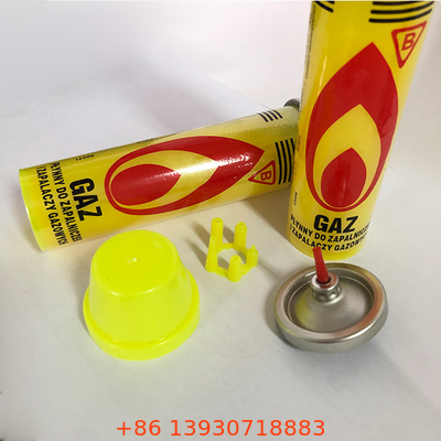 40mm Valf Dahildir Bütan Gazı Açık Havada Pişirme İçin Çakmak Dolumu
