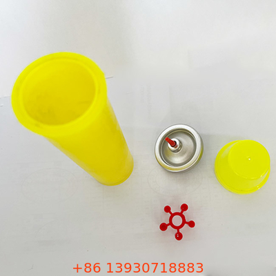 Daha Hafif Gaz Doldurma Butane Buna Gasketi ve Şeffaf Laklı Teneke Plakalı Gaz Fırlatma Valfi
