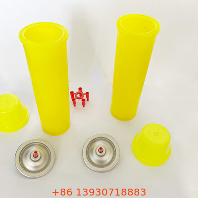 Daha Hafif Gaz Doldurma Butane Buna Gasketi ve Şeffaf Laklı Teneke Plakalı Gaz Fırlatma Valfi