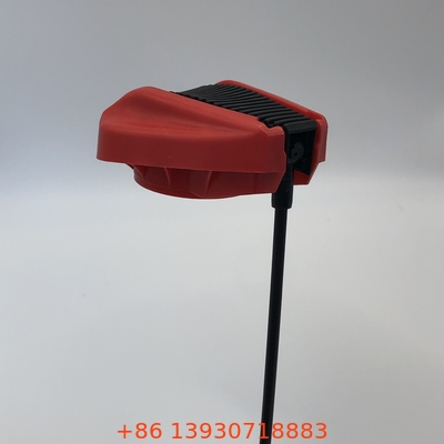 66.40mm White Spray Aerosol nozzle with POM Rubber Holder Extension Tube (POM kauçuk tutucu uzatma tüpü)