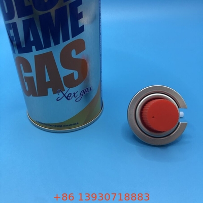 Butan yakıt kutuları ve butan gaz kartuşları için yüksek güvenlikli gaz kartuş valfi