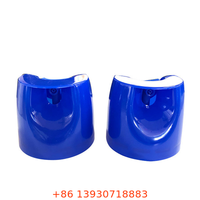 Genişleme tüpü ve PP tüp malzemesi ile mavi püskürtme aerosol nozzle