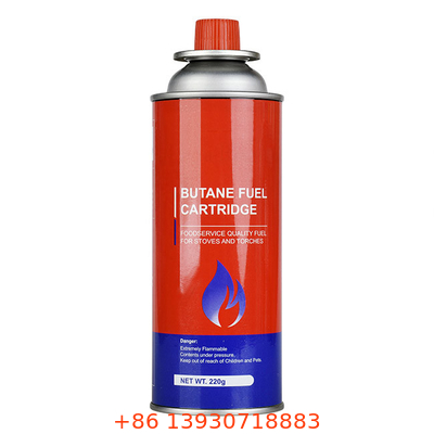 220g Butane Gaz Kutu 65 X 158 mm CMYK 4 Renk ve Panton Rengi