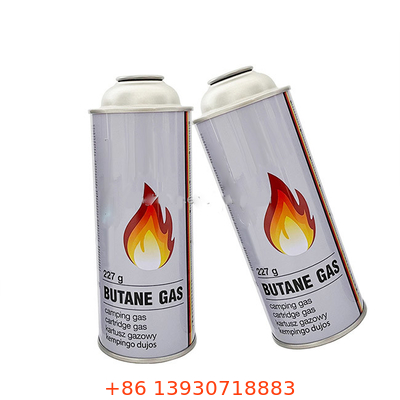 Özel logo ile sıcak kazan için teneke butan gaz kutuları