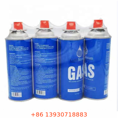 CMYK 4 Renkli ve Panton Renkli Düz Duvar Tasarımı ile Butane Gaz Kavanozu
