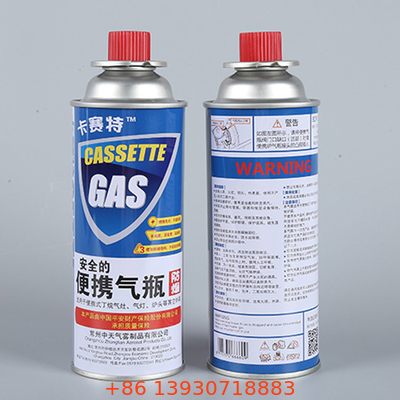 CMYK 4 Renkli ve Panton Renkli Düz Duvar Tasarımı ile Butane Gaz Kavanozu