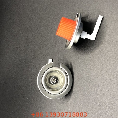Tinplate ve PP Metal Tipi İç Gasketi Buna Siyah Talip Rengi ile Butane Gaz Valfi