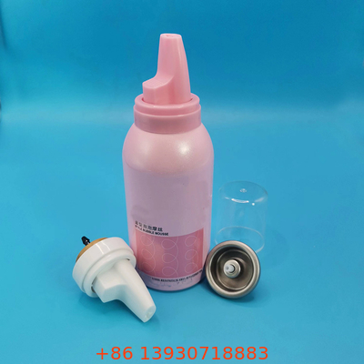 Compact Hair Mousse Spray Valve Taşınabilir Styling Çözümü Hareket Halinde