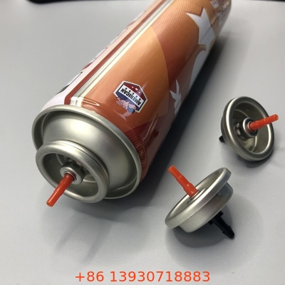 Plastik Butan Gazı Kökü Kırmızı Renkli Gaz Çakmak Yeniden Doldurma Valfı Metal Ve Plastik İç Gasketi