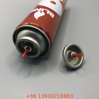 Plastik Butan Gazı Kökü Kırmızı Renkli Gaz Çakmak Yeniden Doldurma Valfı Metal Ve Plastik İç Gasketi