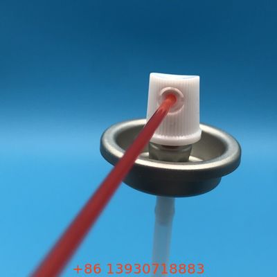 Karbüratör Temizleyici Aerosol Valfi Yüksek Basınçlı Konsantre Akım, Kimyasal Dirençli Yapı ve 360 Derece İşlem